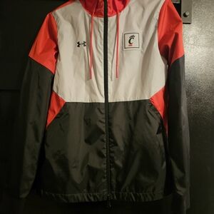 University Of Cincinnati Under Armour Hooded Jacket Unisex  Windbreaker